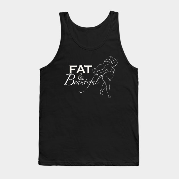 Fat and beautiful Tank Top by Bopo Watercolour